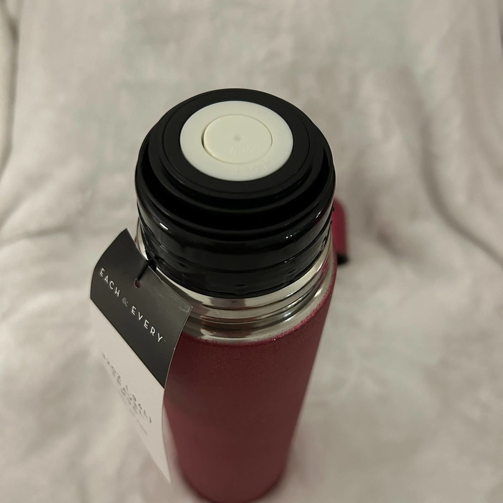 BLING HOT PINK FUCHSIA GLITTER 32 OZ STAINLESS STEEL INSULATED TRAVEL THERMOS - Picture 8 of 12